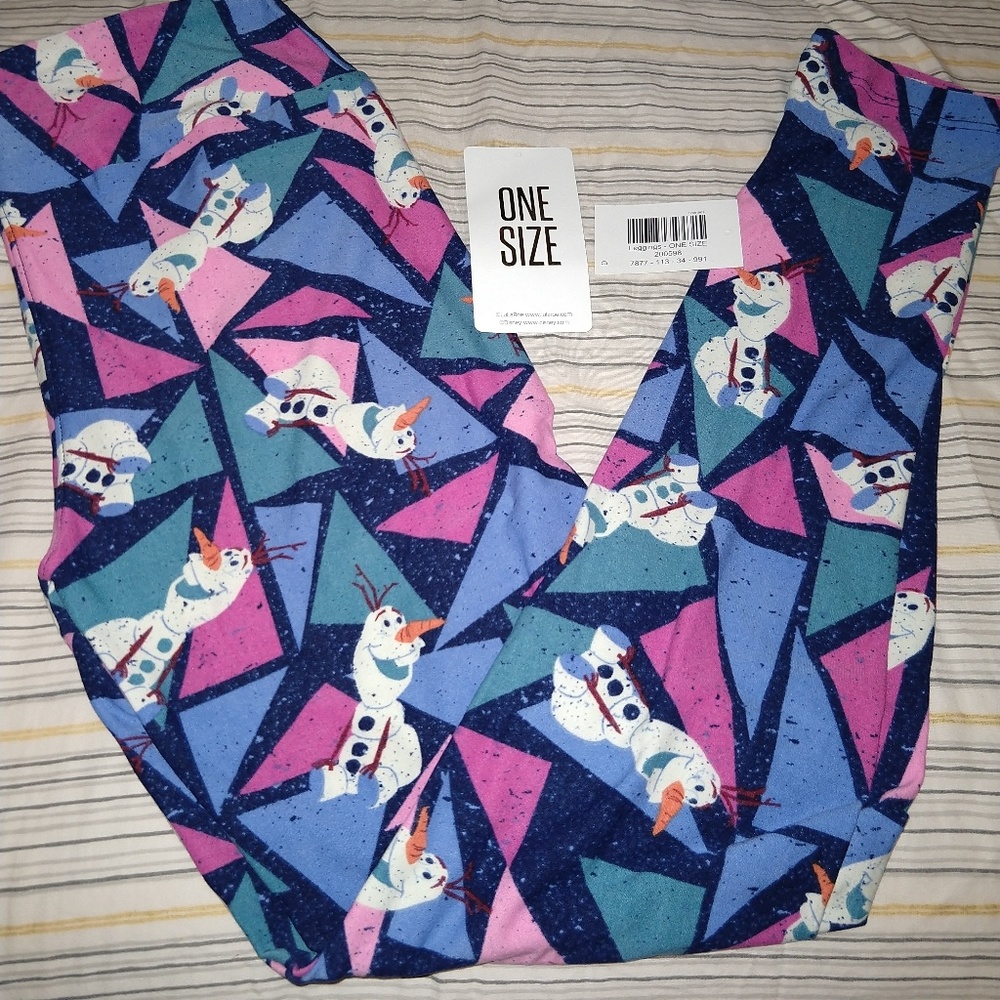 Lularoe Disney Olaf OS leggings